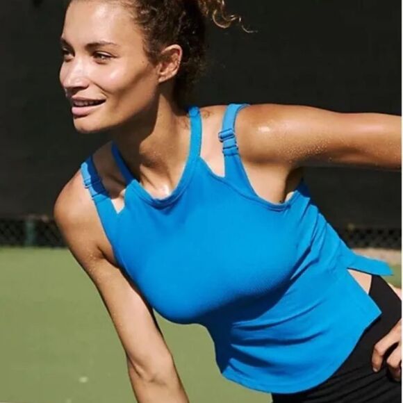 NWOT FP Movement | Free People | Blue Backroads Tank Sz S - Picture 4 of 10